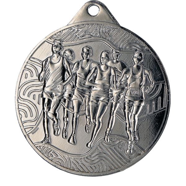 medal ogolny biegi srebrny