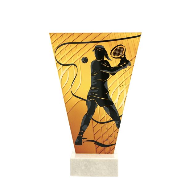 Statuetka szklana tenis ziemny kobiet