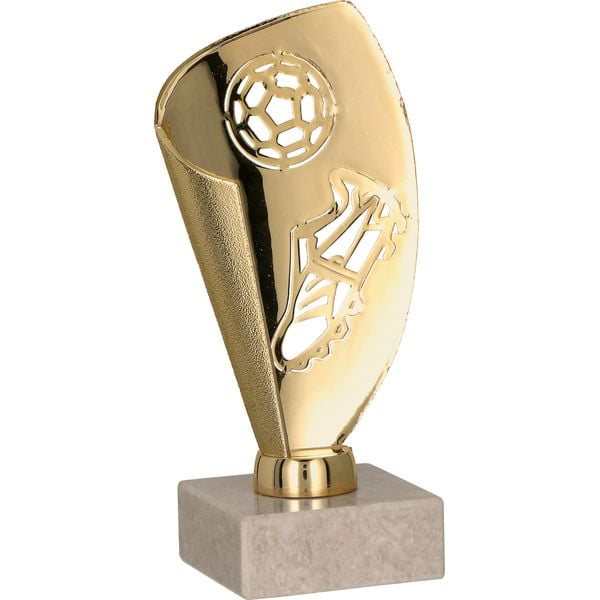statuetka piłka nożna trofeum w trzech klolorach