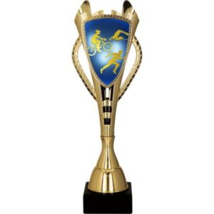 Puchar plastikowy złoty- triathlon 7243/TRI