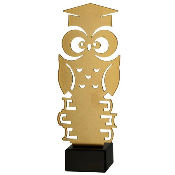 Metalowa statuetka szkolnictwo