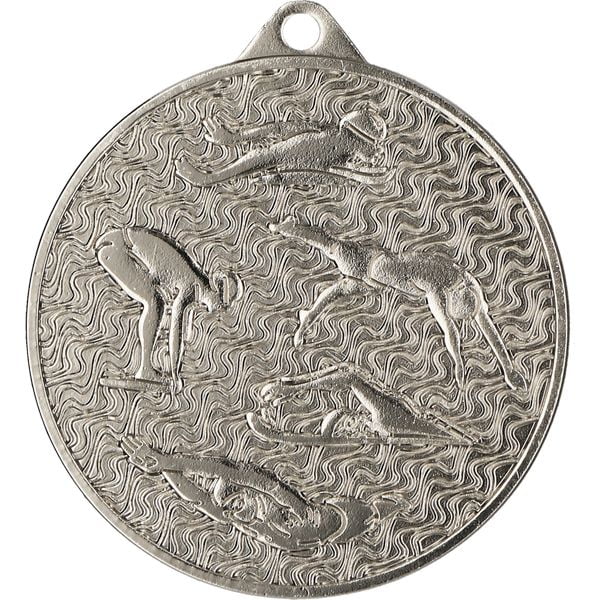 medal plywanie srebrny