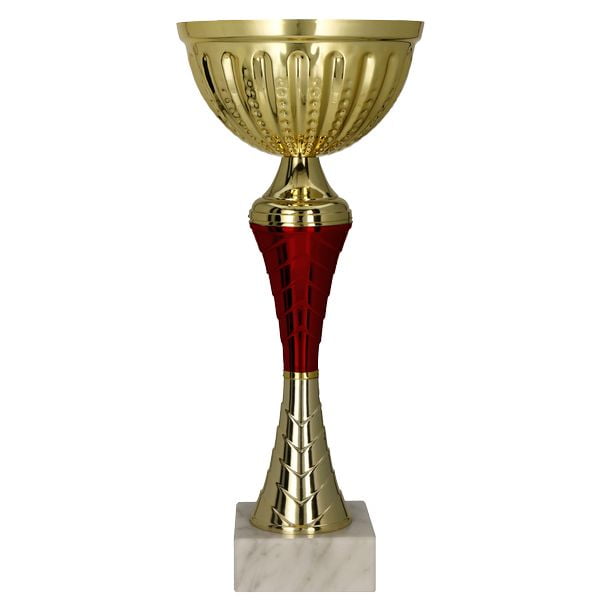 Puchar plastikowy trofeum ogólne czerwony
