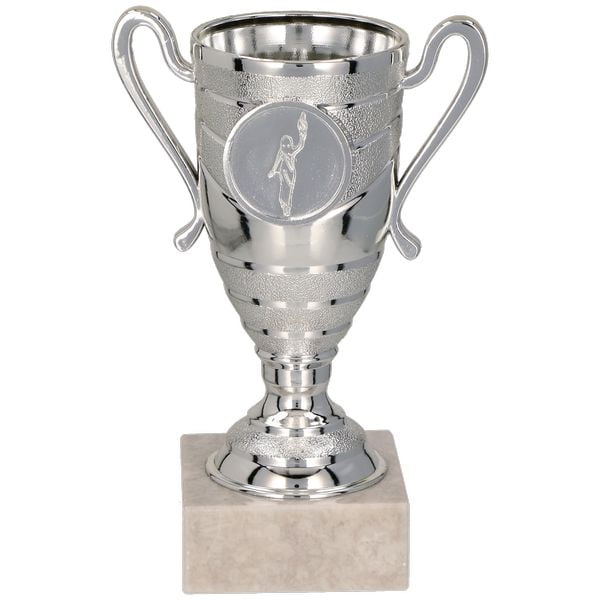 Puchar plastikowy srebrny trofeum ogólne