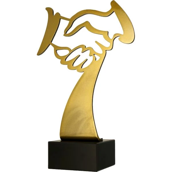 STATUETKA OGÓLNA TROFEUM UŚCISK DŁONI