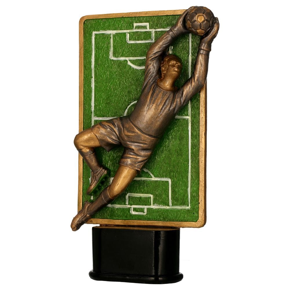 Statuetka odlewana – piłka nożna / bramkarz