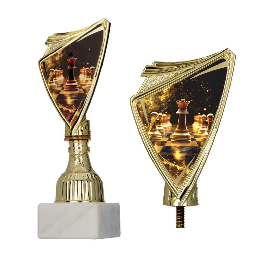 Puchar plastikowy złoty – SZACHY 9297/CHE2-A