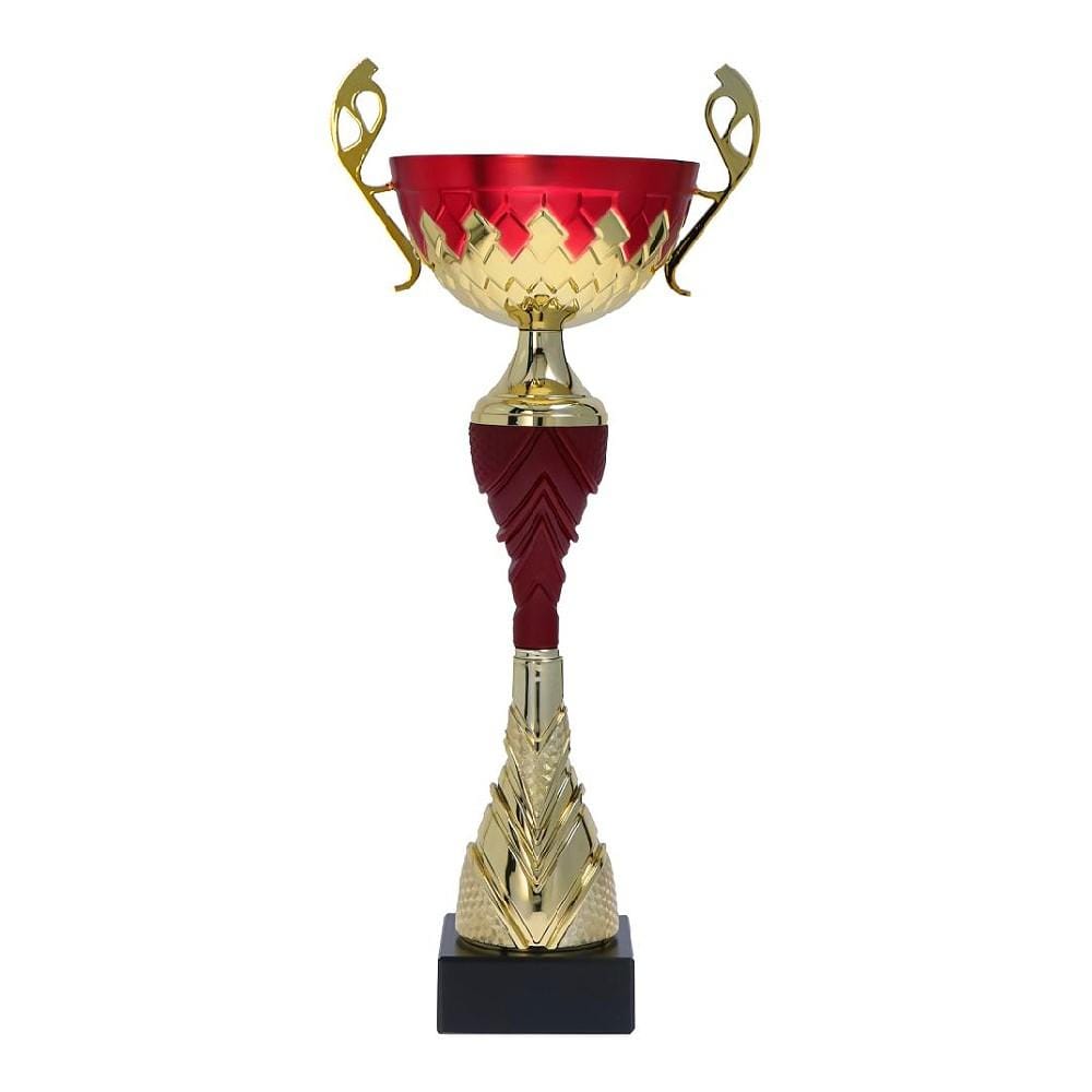 Puchar metalowy złoto-burgundowy 7256