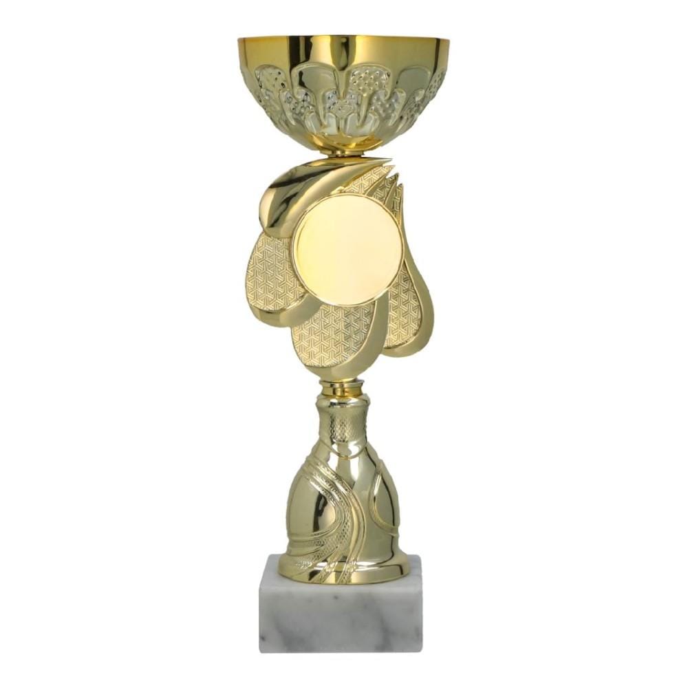 Puchar metalowy złoty (emblemat 50mm)  9320